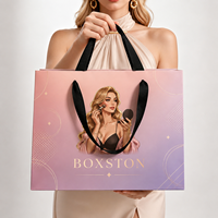 Sacs en papier personnalisés écologiques et élégants avec emballage de luxe pour cosmétiques, soins de la peau, cadeaux - Mascara, blush, petit MOQ