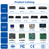 Mini PC Barebone con WiFi, Intel Ultra 5 125H para Computación de Borde con IA, PC con Windows 11/Linux, Mini Computadora de Escritorio para Oficina, DDR5 5600MT/s