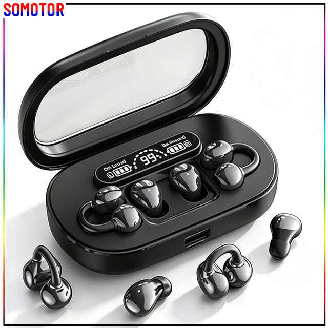 2-in-1 Couple Earbuds Touch Control High-quality Sound Call Noise Cancellation for Travel Sport