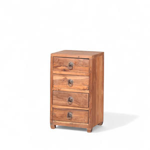 CAJÓN DE MADERA DE calidad superior COFRE vintage acento decorativo único Mix & Match Decor - MOQ 1 contenedor solamente - Product Image 3