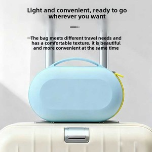 Sac de maquillage en silicone réutilisable personnalisé en usine, pochette de rangement portable pour voyage, sacs et étuis cosmétiques de beauté - Product Image 3