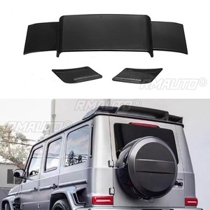 Aileron arrière, spoiler de coffre, garniture de couvercle de coffre, lèvre de séparation pour Mercedes Benz Classe G W464 G63 G500 G350 G550 2018-2024 Noir brillant - Product Image 1