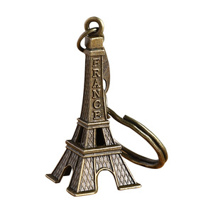 พวงกุญแจหอไอเฟลศิลปะลึกลับ ขนาด 5 ซม. ผลิตจากโลหะผสม ของที่ระลึกจากปารีส - Product Image 5
