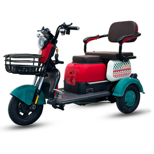 Motocicleta Eléctrica <span class=keywords><strong>de</strong></span> <span class=keywords><strong>Tres</strong></span> <span class=keywords><strong>Ruedas</strong></span> para Discapacitados, Scooter con Doble Asiento Trasero para Adultos - Product Image 1