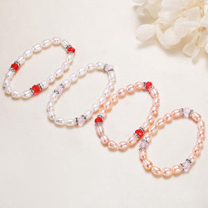 Pulsera de Perlas de Agua Dulce con Cuentas de Princesa para Niñas y Estudiantes, Accesorio de Joyería Infantil - Product Image 2