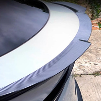 Aileron arrière sport sans perçage, style V, en ABS, déflecteur de vent, accessoires extérieurs pour Tesla Model Y 2021-2023