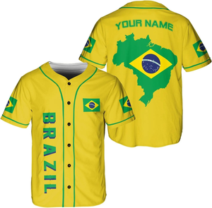 Vente directe d'usine du maillot du Brésil T-shirt brésilien de qualité supérieure Maillot de football brésilien - Product Image 1
