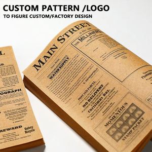 Custom Printed Single-Sided Food Grade Wrappers Uncoated Burger Sandwich Oil and Grease Resistant for Cookies - Product Image 5