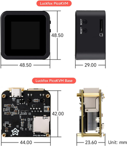 Aismartlink เครื่องมือจัดการรีโมต, luckfox picokvm น้ำหนักเบา IP KVM รองรับ1920*1080 60fps - Product Image 3