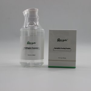 COSMOTEK de China, Set de Exfoliación con Polvo de Espículas de Esponja Bio (20 aplicaciones), Tratamiento Natural de Exfoliación de la Piel para Uso en Casa y Salón - Product Image 1