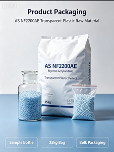 Granulés plastiques NF2200AE SAN, copolymère acrylonitrile-styrène transparent haute brillance, qualité moulage par injection, qualité alimentaire pour usage domestique - Product Image 6