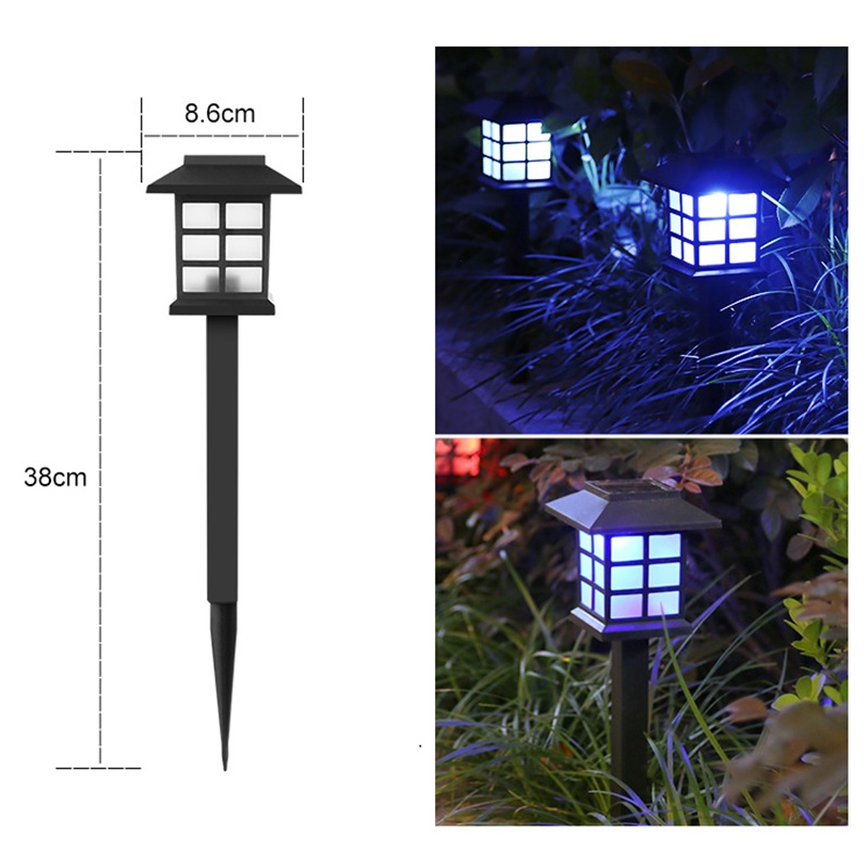 Pequeña casa luz azul claro