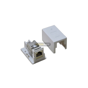 Mạng trống bề mặt gắn kết hộp <span class=keywords><strong>1</strong></span> cổng cho RJ45 Keystone jack cho Mạng Cáp cài đặt hộp - Product Image 2