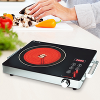 Nouveau, 2000w/220v CE, table de cuisson électrique à infrarouge, Wok OEM, plaque chauffante en céramique