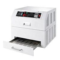 Four de refusion de bureau à circulation d'air chaud, machine de soudage par refusion SMT haute précision pour l'assemblage de composants SMD