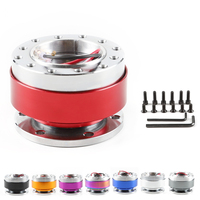 Kit d'adaptateur universel de volant de voiture JDM en aluminium à dégagement rapide, moyeu de course à dégagement rapide