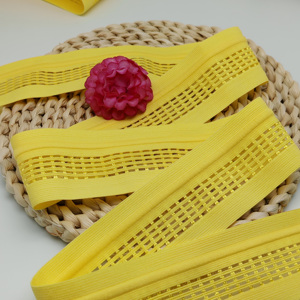 Factory Wholesale Custom Order Knitted Elastic Band Roll Waistband for Garments <b>Webbing</b> Product Bra Shoulder Straps Bra Tape - Product Image 3