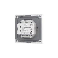 Contrôleur LED bicolore T2 12-24VDC, panneau tactile en verre mural, variateur LED, 2K/8KKHz