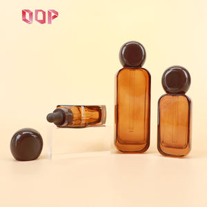 Flacons compte-gouttes en verre ambré vides pour cosmétiques, huiles essentielles, sérums visage et huiles capillaires, 30ML, 50ML, 100ML, 120ML, avec tube en papier - Product Image 5