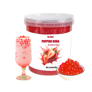 Perles de Boba Éclatantes à la Fraise en Gros pour Bubble Tea et Fournitures de Boissons Premium à la Boba Éclatante - Product Image 6