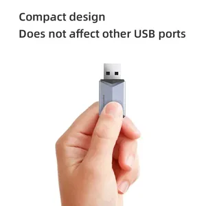 Hagibis Scheda Audio USB 2 in 1 Portatile Esterna con Adattatore Audio <span class=keywords><strong>Microfono</strong></span> da 3,5 mm <span class=keywords><strong>per</strong></span> <span class=keywords><strong>PC</strong></span>, Laptop, PS4/5, Cuffie e Accessori da Gioco - Product Image 3