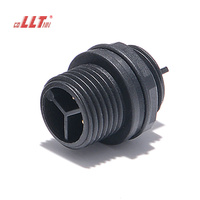 LLT IP67 IP68 2 3 4 5 6 7 Connecteur circulaire étanche à 8 broches M16 pour montage sur panneau