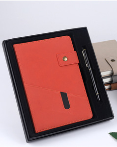 ชุดของขวัญสมุดโน้ตและปากกาหนังนิ่มสำหรับใช้ในสำนักงานโลโก้ได้ตามต้องการ - Product Image 5