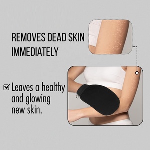 Gants exfoliants haut de gamme personnalisables avec logo pour gommage corporel, mitaines de douche exfoliantes pour le corps, kératose pilaire - Product Image 6