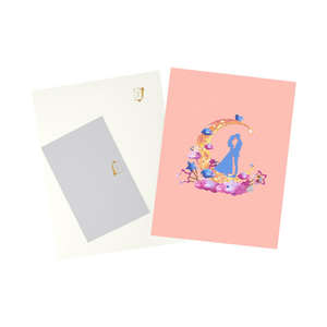 Carte d'amour 3D pop-up faite à la main, couples sur la lune, pour anniversaire, Saint-Valentin, anniversaire de mariage, occasions spéciales, impression UV DIY - Product Image 5