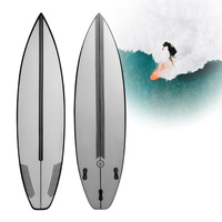 Planche de surf courte en fibre de verre haute performance OEM Logo personnalisable Planche à pagaie en matériau EPS de qualité pour les eaux de l'océan