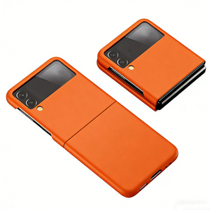 Funda para Teléfono Plegable con Bisagra para Z Flip 3/4/5/6/7, con Cierre Magnético a Prueba <span class=keywords><strong>de</strong></span> Golpes, Diseño Delgado, Material Plástico <span class=keywords><strong>de</strong></span> Color Puro - Product Image 4