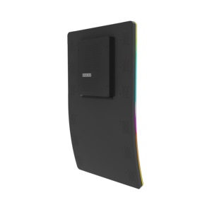 Tùy chỉnh 49 inch j-loại siêu mỏng hiển thị 4k LCD Shatter-Resistant Glass cong màn hình để đặt hàng kiosk màn hình cảm ứng - Product Image 6