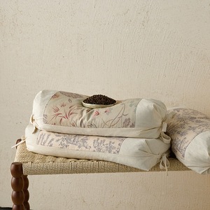 Classe a coton lin protection du cou <span class=keywords><strong>oreiller</strong></span> respirant lin <span class=keywords><strong>sarrasin</strong></span> coquille <span class=keywords><strong>oreiller</strong></span> noyau ajustement à la maison détachable et lavable - Product Image 3