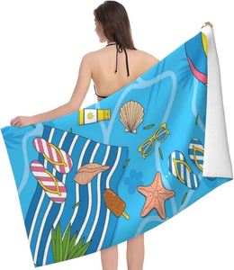 Toalla de Playa de Algodón con Impresión Digital Personalizada de Gran Tamaño en Oferta - Product Image 1