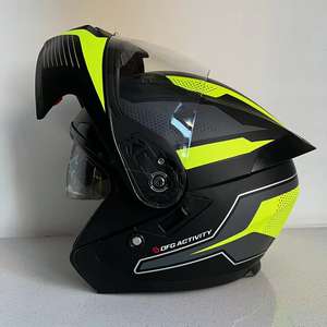 Casque modulable rabattable, norme DOT, couleur personnalisée, double visière, petit spoiler, personnalisation et vente en gros, usine ABS - Product Image 6