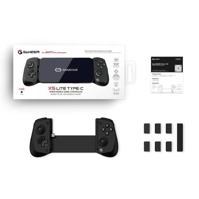 GameSir X5 Lite Mobile Gamepad for IPhone Android Phone Game Controller for Xbox Layout Game Hall Effect Joystick