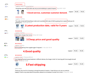 cr2032 OEM เหรียญเซลล์แบตเตอรี่สําหรับ CR 2032 3v แบตเตอรี่ลิเธียม CR 2032 เซลล์แบตเตอรี่ - Product Image 4