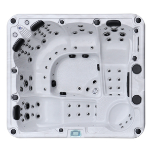 Moderna Bañera de Hidromasaje Acrílica para Exteriores de 110V con 1 Desagüe, Masaje Sueco Balboa, para 7 Personas, Ideal para Hoteles y Villas - Product Image 3