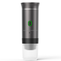 Mesin Espresso Portabel dengan Fungsi Pemanas Air, Mesin Kopi Kapsul Genggam, Dapat Diisi Ulang via USB, Mesin Kapsul 3 in 1 OEM