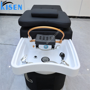 Schnelle Lieferung Japanese Thai Led Light Shampoo Bett Stuhl Salon Wasch stuhl Heap Spa Massage Mit Salon Schüssel Für Barbershop Verwendung - Product Image 5