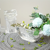 Centres de table de mariage Vase en acrylique pour centre de table en cristal Décorations de table Décoration de table de mariage