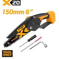 Scie à chaîne électrique sans fil à batterie Li-ion 20v 96152 pour la coupe du bois