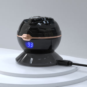 Afeitadora Eléctrica Esférica Mini Portátil <span class=keywords><strong>para</strong></span> Hombre, Carga Rápida Tipo-C, Pantalla Digital, Recortadora Rotativa USB, Afeitadora <span class=keywords><strong>para</strong></span> <span class=keywords><strong>Cabeza</strong></span> Calva - Product Image 5