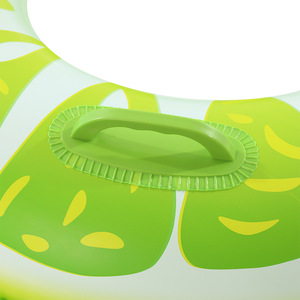 <b>Lime</b> Patterned PVC Inflatable Swimming Ring For Children Water Play Underarm Support - Product Image 3