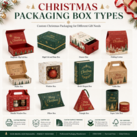 Sacs cadeaux en papier kraft personnalisés pour Noël avec poignées, sacs d'emballage pour les cadeaux de fête, vente au détail
