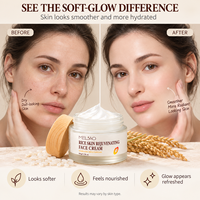 Peptides de collagène hydratants taches foncées crème coréenne pour le visage Anti-âge riz crèmes blanchissantes