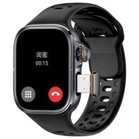 Jam Tangan Pintar Seluler H800 Slot Kartu SIM Kamera Terintegrasi Panggilan Video Pengisian Daya Nirkabel Tali Paduan Titanium Layar TFT IP67 Multi