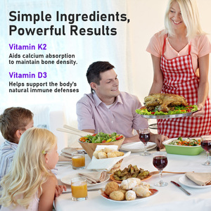 Gouttes liquides de Vitamine D3 avec K2 de marque privée pour favoriser l'absorption du calcium et soutenir la maintenue de la résorption du calcium - Product Image 6