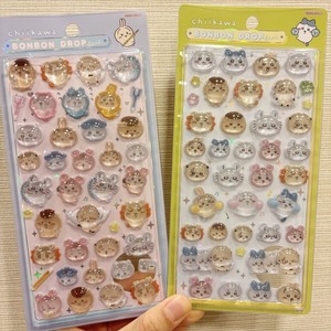 Nuevas pegatinas 3D de PVC cristalinas, impermeables, con el personaje japonés Chiikawa, Usaki Little <span class=keywords><strong>Hachi</strong></span>, para niños, adorables. - Product Image 5