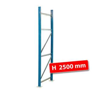 Rahmen Für Palettenregale, Stecksystem, Zerlegt, TxH 1100x2500 Mm, Profil PN85, Tragkraft 12000 kg - Product Image 2